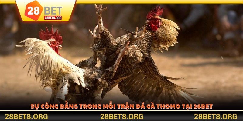 Sự công bằng trong mỗi trận đá gà Thomo tại 28BET