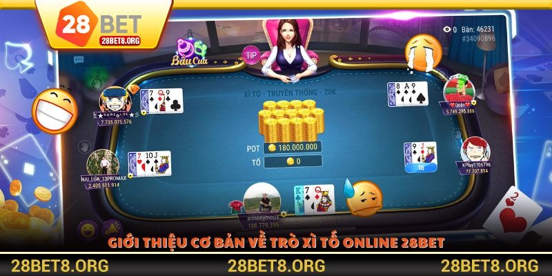 Giới thiệu cơ bản về trò Xì Tố online 28BET